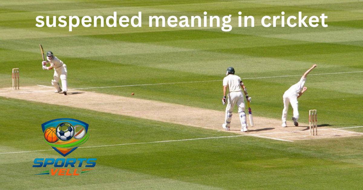 What Does Suspended Mean in Cricket